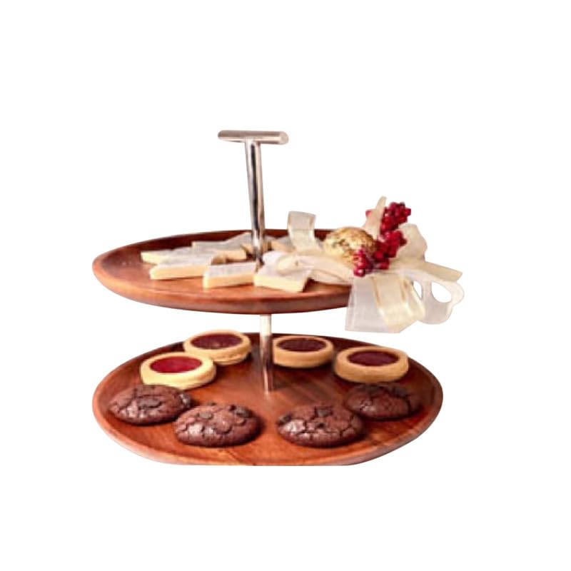 ARIYA Wooden Cake Server Elegant Handcrafted Utensil for Slicing and Serving Cakes, Pies, and Desserts - Image 1