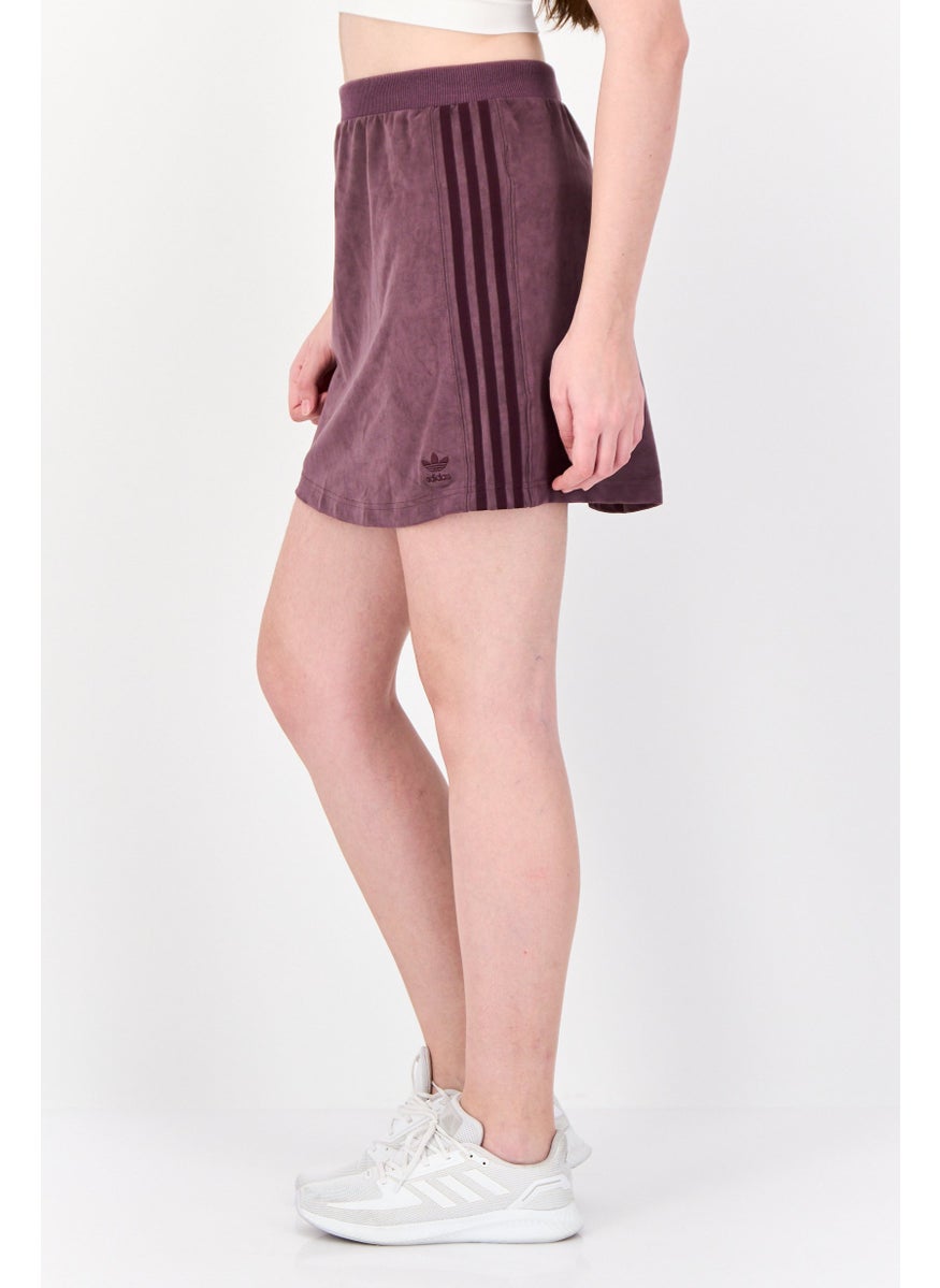 adidas Originals - Women Sportswear Fit Brand Logo Training Skirts, Maroon - Image 1