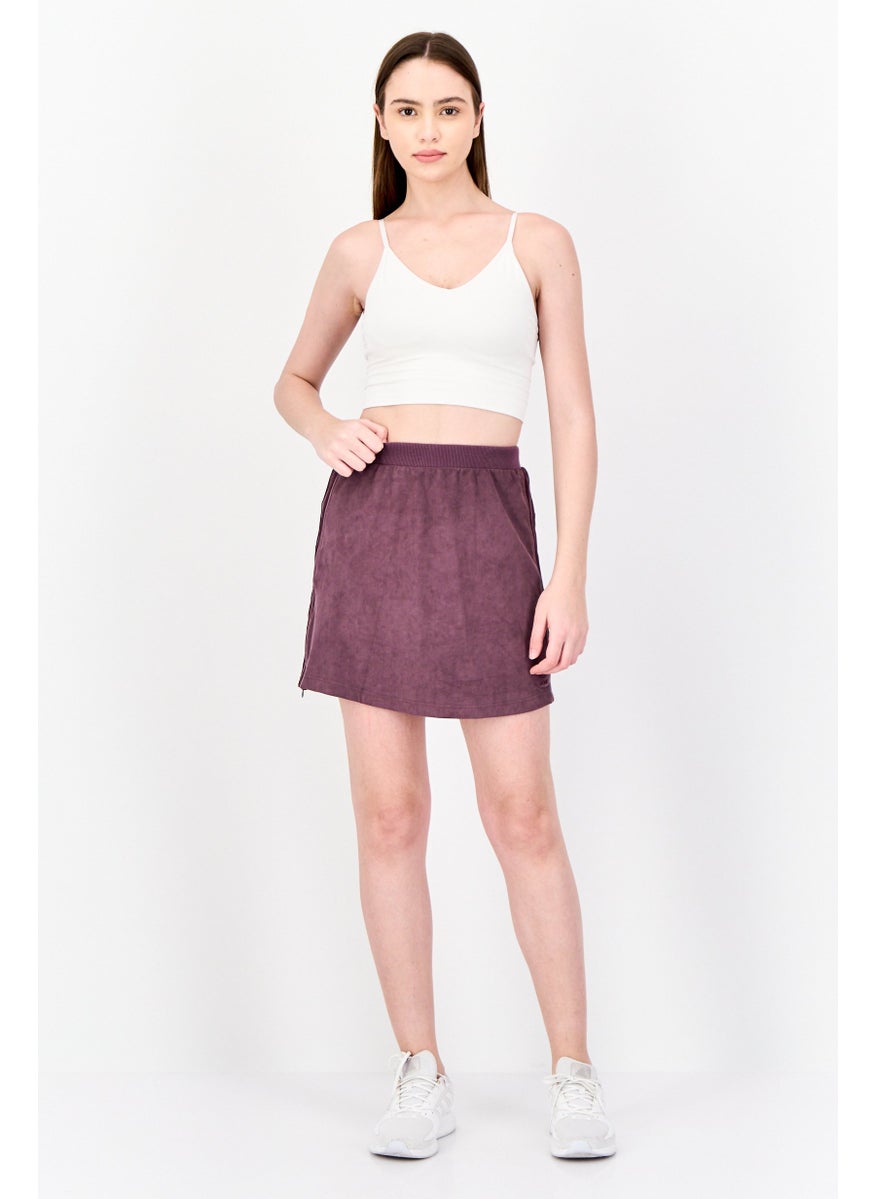 adidas Originals - Women Sportswear Fit Brand Logo Training Skirts, Maroon - Image 1