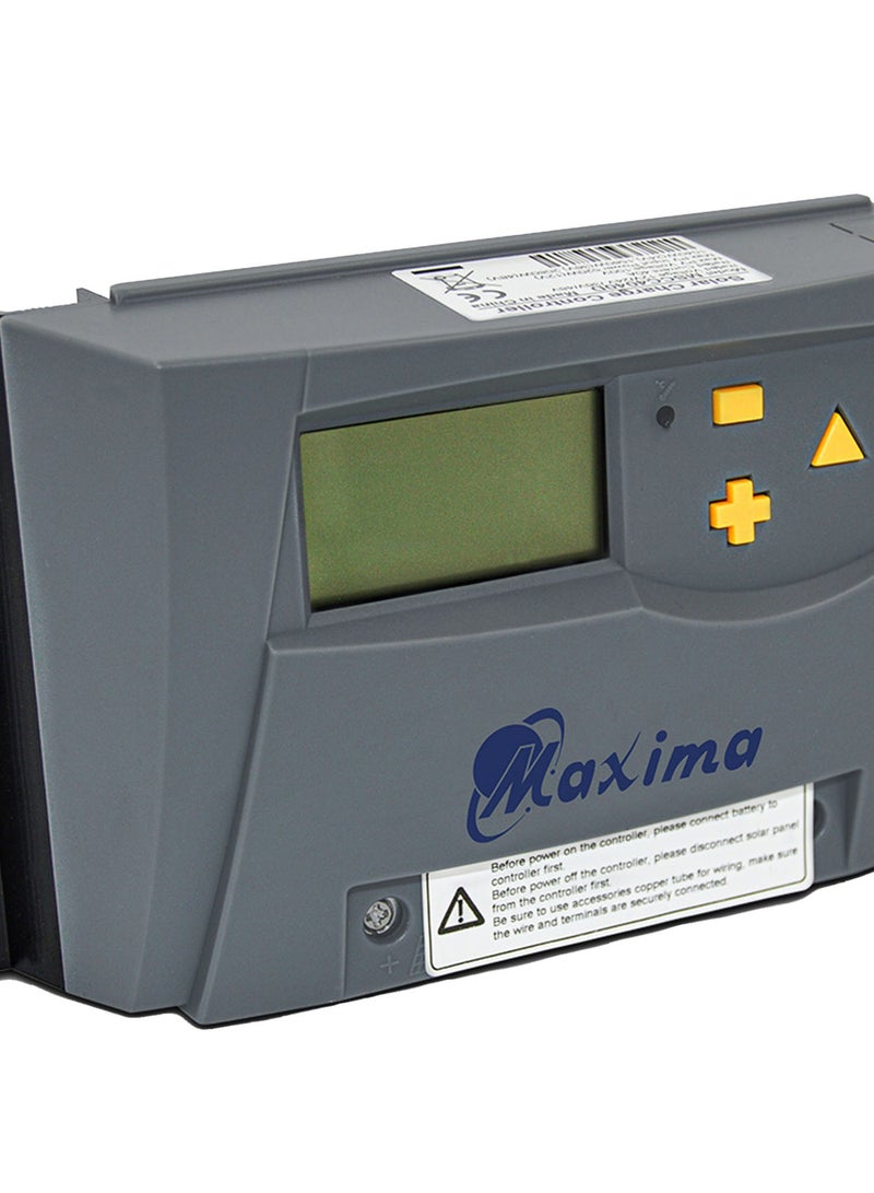 Maxima 12V/24V/48V 40A PWM Solar Charge Controller with LCD Display – High-Capacity Charge Controller Featuring Built-in Current, Overcharge & Discharge Protection for Large Solar Setups