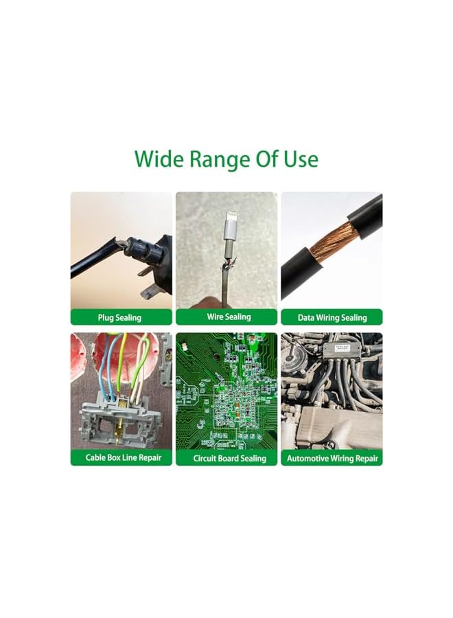 promass Liquid Electrical Tape, Waterproof Insulating Electrical Tape Glue, Quick-Drying and High Temperature Resistant Liquid Tape for Electrical Repairs (Black, 4.2 OZ/125ML) - Image 3