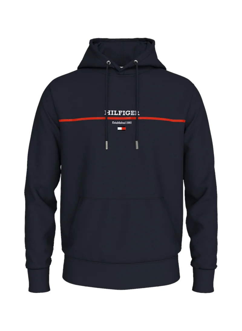 TOMMY HILFIGER French Terry Pullover Hoodie