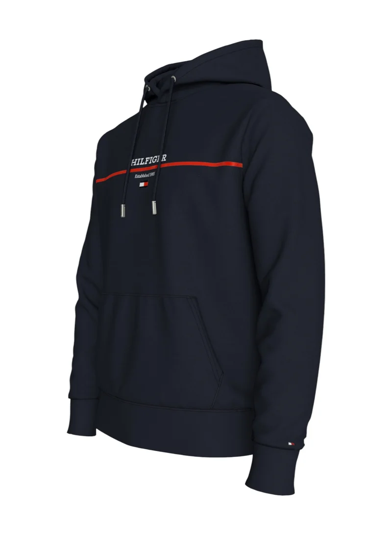 TOMMY HILFIGER French Terry Pullover Hoodie