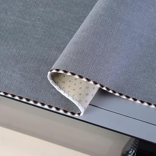 Zeinwap Fridge Dust Cover Washer And Dryer Top Cover Refrigerator Dust Proof Cover with Storage Pockets Size: 160 X 60 cm (L X W) - Grey - Image 5