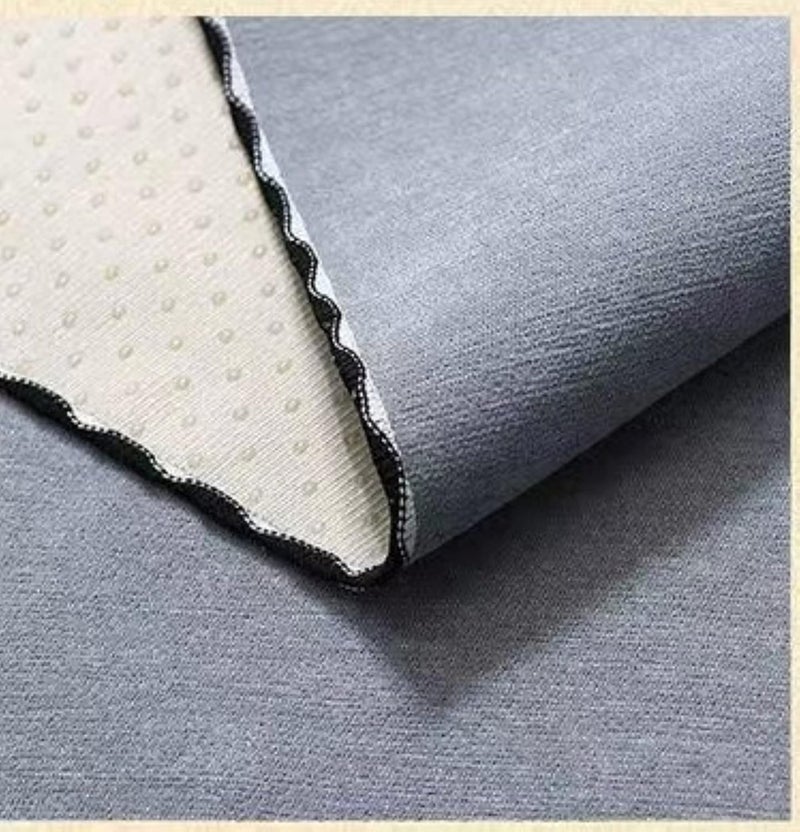 Zeinwap Fridge Dust Cover Washer And Dryer Top Cover Refrigerator Dust Proof Cover with Storage Pockets Size: 160 X 60 cm (L X W) - Grey - Image 2