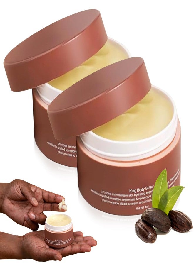 fugit Crowned SKLN Body Butter For Men,Pheromone Scented Cream,Cologne Body Butter for Men,Pheromone body butter for men,Hydrates and moisturizes to enhance attractiveness (2PCS, 3.52 Fl Oz) - Image 1