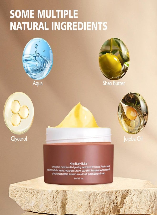 fugit Crowned SKLN Body Butter For Men,Pheromone Scented Cream,Cologne Body Butter for Men,Pheromone body butter for men,Hydrates and moisturizes to enhance attractiveness (2PCS, 3.52 Fl Oz) - Image 2