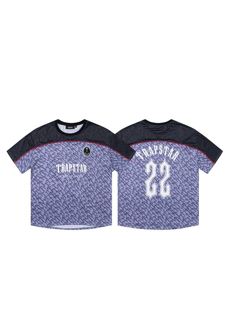 Trapstar Gradient Loose Fit Tee Retro Hip-Hop Pink