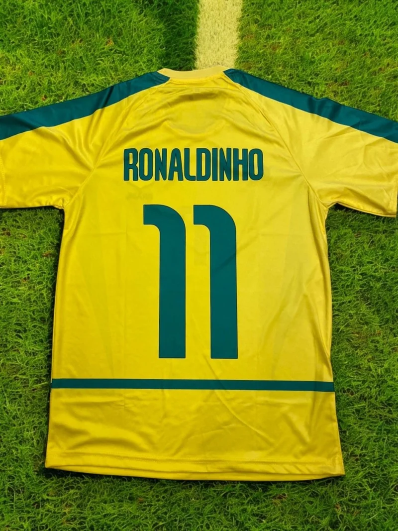 North Stand Nostalgic Brazilian Ronaldinho Jersey