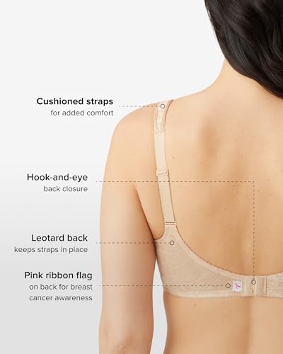 Wacoal Women's Awareness Underwire Bra, Sand, 36DDD - Image 3