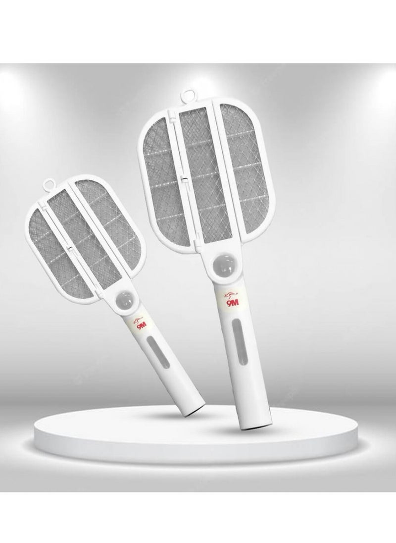 9M - Folding Electronic Mosquito Swatter Bat - Powerful Mosquito Killer Net - Image 1
