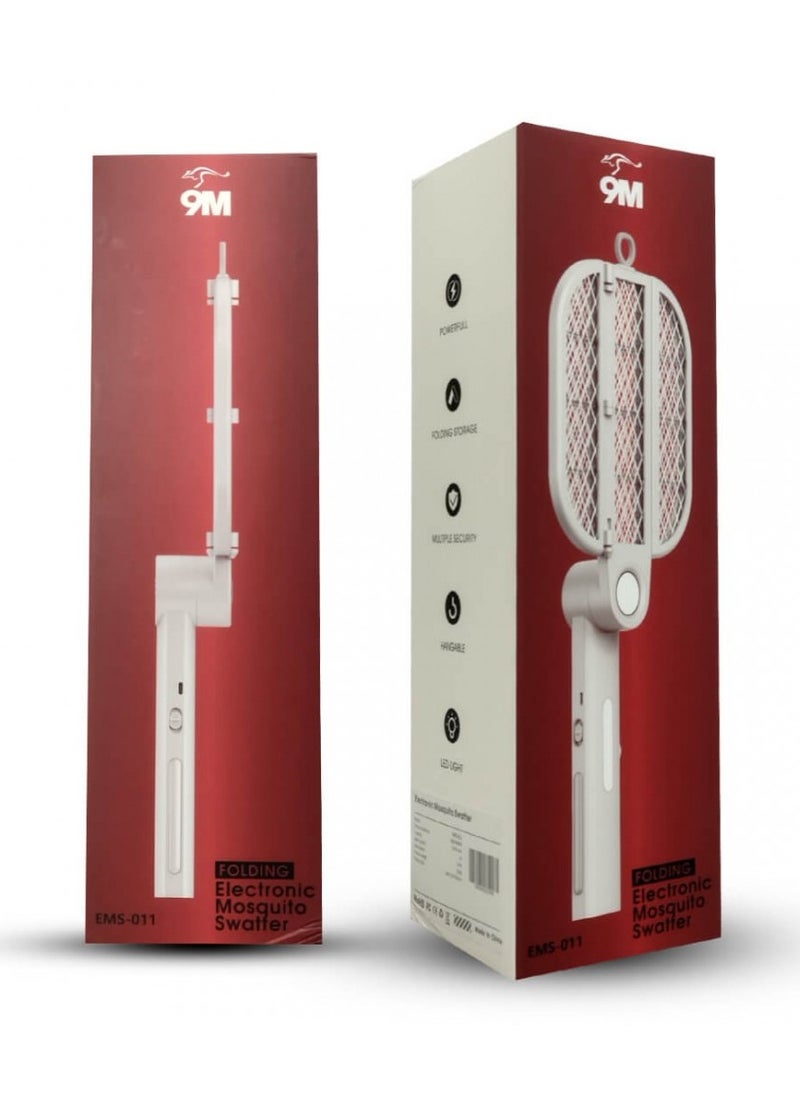 9M - Folding Electronic Mosquito Swatter Bat - Powerful Mosquito Killer Net - Image 1