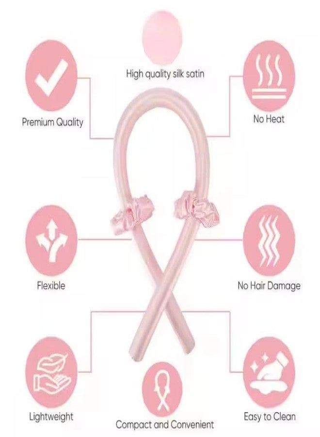 DKWIN Heatless Curls Headband Hair Rollers For Long Hair Curlers You Can Sleep In - Hair Curler Heatless Hair Curlers For Long Hair Perm Rods Flexi Rods Heatless Curlers Curling Ribbon - Image 3