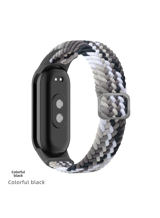 For Millet Bracelet 8/9 Strap Adjustable Woven Buckle Meter 34567 Special Replacement Wristband Bracelet 8 Watch-Colour:Blue-Specification:Mi 34567  - Image 5