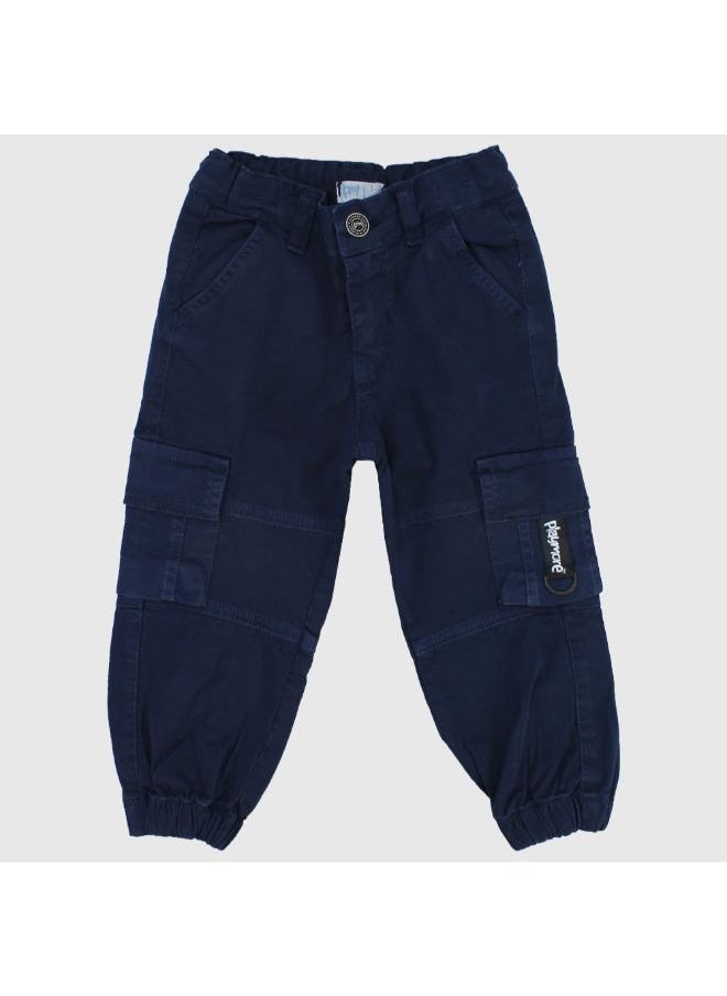 playmore Unisex Navy Cargo Pants  - Image 1