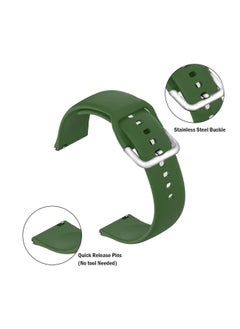 Generic Silicone Band 22MM For Samsung galaxy watch 3 45mm /watch 46mm/Gear S3/Huawei watch GT3 46MM/GT2E/GT 46mm)/GT2 Pro/GT2 46MM/honor Magic Watch2 46mm/Amazfit GTR 4 /GTR3/3pro/2/2e  - Image 1