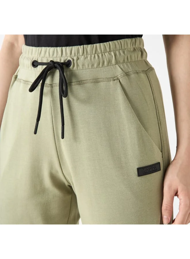 Kappa Kappa Solid Joggers with Drawstring Closure and Pockets
