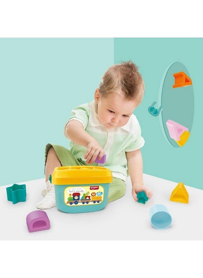 Kiti Kits KITI KITS Baby's First Building Blocks for Baby Kids -Alphabets and Shapes Learning (Multicolor)  - Image 2