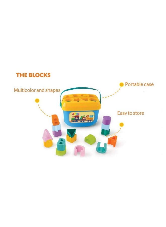 Kiti Kits KITI KITS Baby's First Building Blocks for Baby Kids -Alphabets and Shapes Learning (Multicolor)  - Image 3