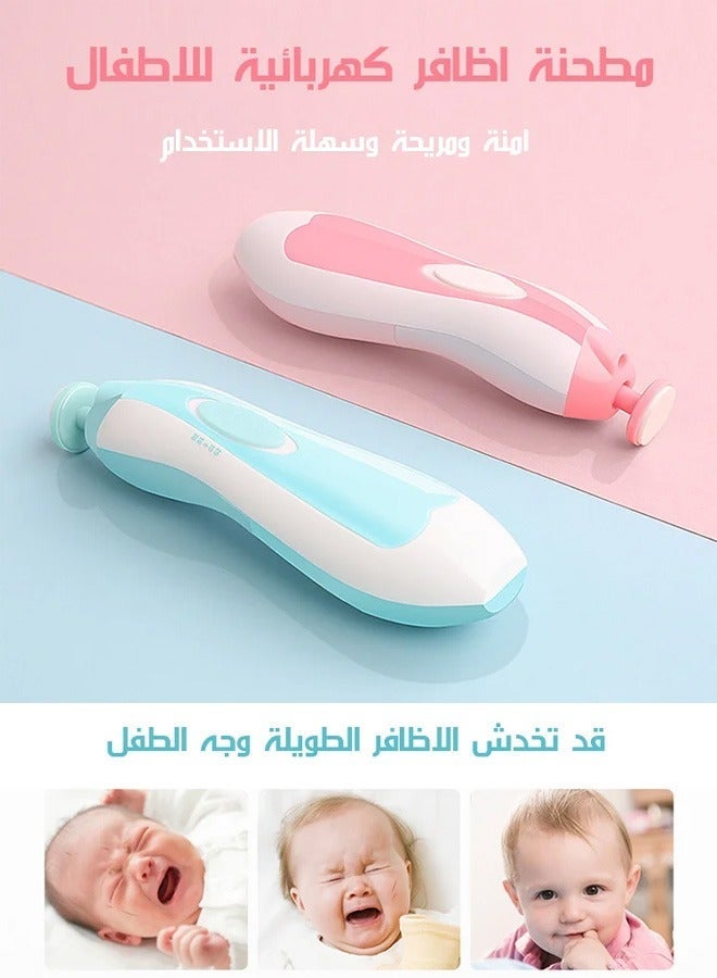 جودي بلاي أداة طحن وأظافر كهربائية 6 في 1 مع ضوء LED للأطفال، مجموعات مختلفة من رؤوس الطحن والتنعيم للأطفال حديثي الولادة - 7 قطع، من عمر 0 شهور فما فوق - Image 5