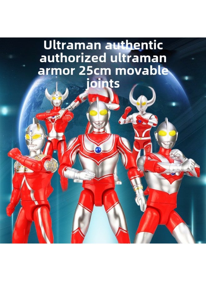 A Generation Of Jinjiang Genuine Multi-joint Movable Ott Five Brothers Model To Send Cape Children Altman Toys-Color:Father Of 40cm Sound And Light Ott - Image 3