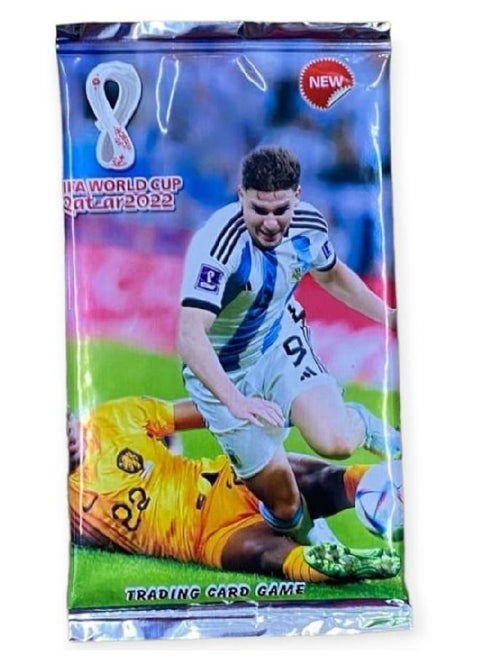 Foot Ball World Cup Qatar 2022 Player Card (1 Pieces)(8 card Surprise)