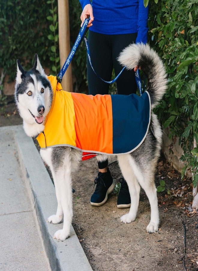 إدي بوار جاكيت إيدي باور E23210S رافينا المقاوم للرياح للكلاب، بألوان متداخلة، مقاس صغير، برتقالي وأزرق - Image 5