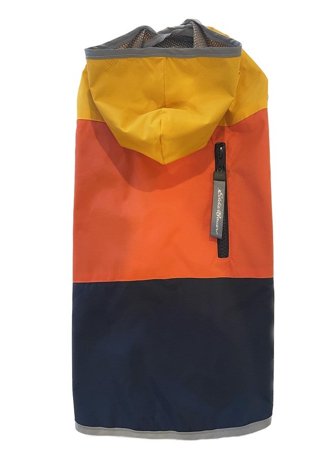 إدي بوار جاكيت إيدي باور E23210S رافينا المقاوم للرياح للكلاب، بألوان متداخلة، مقاس صغير، برتقالي وأزرق - Image 2