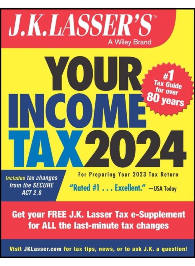 J K Lasser s Your Income Tax 2024 For Preparing Your 2023 Tax Return - Paperback
