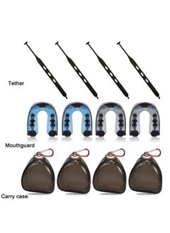 SYOSI 4Pcs Mouth Guard Athletic Mouth Guards Trimmable Mouthguard Mouthguard for Boxing, MMA, Rugby, Muay Thai, Hockey, Judo, Karate Martial Arts and All Contact Sports  - Image 3