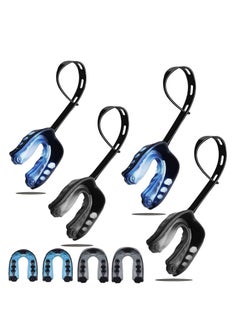 SYOSI 4Pcs Mouth Guard Athletic Mouth Guards Trimmable Mouthguard Mouthguard for Boxing, MMA, Rugby, Muay Thai, Hockey, Judo, Karate Martial Arts and All Contact Sports  - Image 5