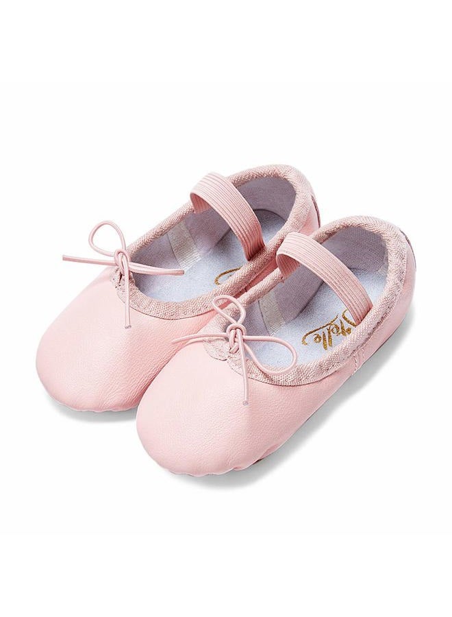 Stelle (11M الولايات المتحدة للأطفال الصغار، وردي) - حذاء باليه جلد فاخر/أحذية باليه (للرضع/الأطفال الصغار/الأطفال الكبار) - Image 2