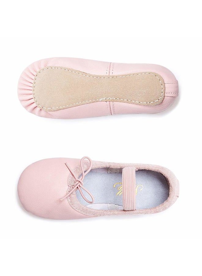 Stelle (11M الولايات المتحدة للأطفال الصغار، وردي) - حذاء باليه جلد فاخر/أحذية باليه (للرضع/الأطفال الصغار/الأطفال الكبار) - Image 3