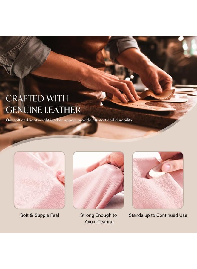 Stelle (11M الولايات المتحدة للأطفال الصغار، وردي) - حذاء باليه جلد فاخر/أحذية باليه (للرضع/الأطفال الصغار/الأطفال الكبار) - Image 5