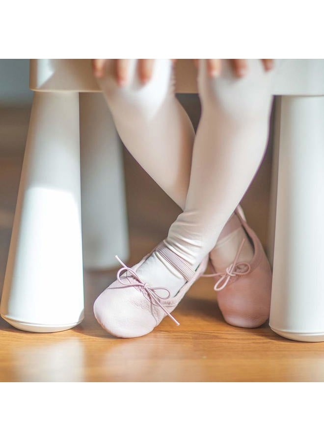 Stelle (11M الولايات المتحدة للأطفال الصغار، وردي) - حذاء باليه جلد فاخر/أحذية باليه (للرضع/الأطفال الصغار/الأطفال الكبار) - Image 4