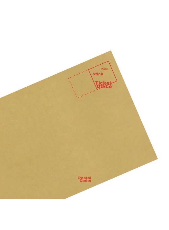 Simaa 100 Sheets Kraft Paper No. 7 Envelopes, 100 Pieces, Standard Postal Envelopes 229*162mm, 6616 - Image 3