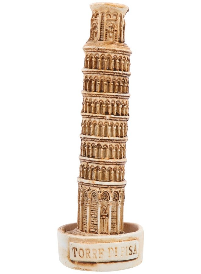 Alasum Mini Leaning Tower of Pisa Model Resin Statue for Fish Tank, Aquarium, Sand Table, Dollhouse, Succulent Pot Decoration - Image 1