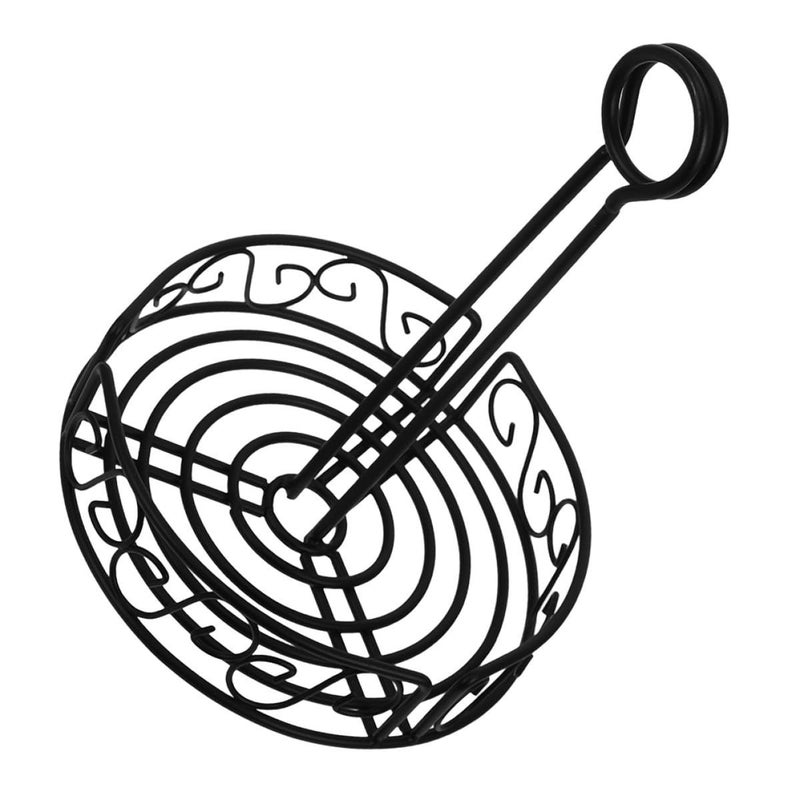 Large Iron Wire Spice Rack with Handle Countertop Kitchen Storage Organizer - Image 2