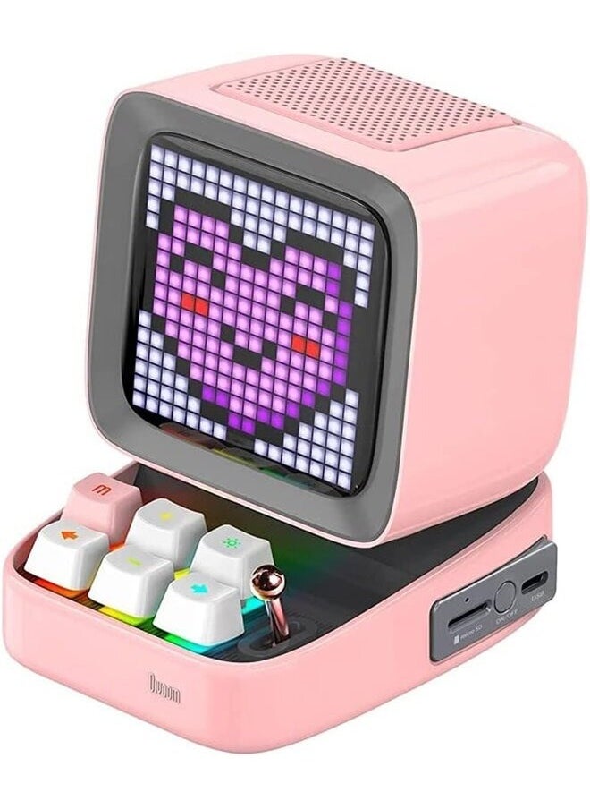 Divoom - Divoom Ditoo Pro Bluetooth Mini Speaker - Pink - Image 1