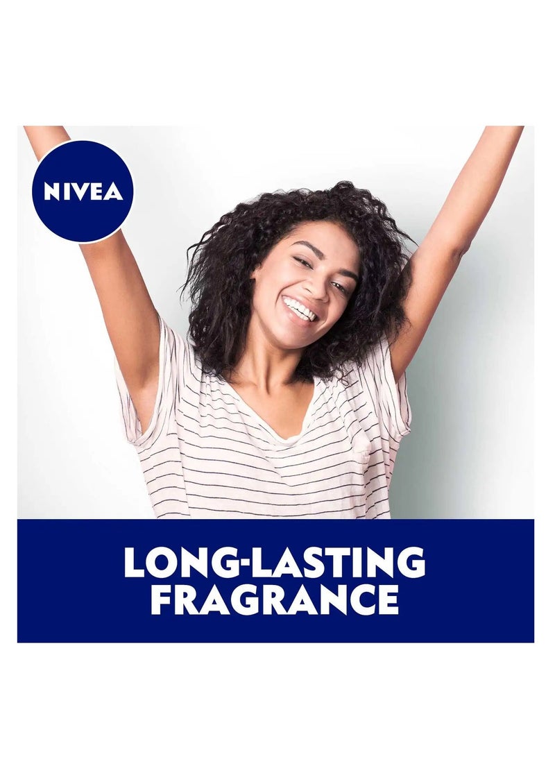 Nivea Pack Of 3 Black And White Invisible Silky Smooth Roll On Anti Perspirant 50ml - Image 3