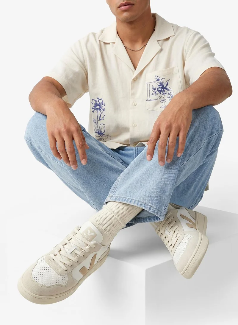 VEJA WHITE TAUPE V-90 Low Top Sneakers for Men | Best Price UAE