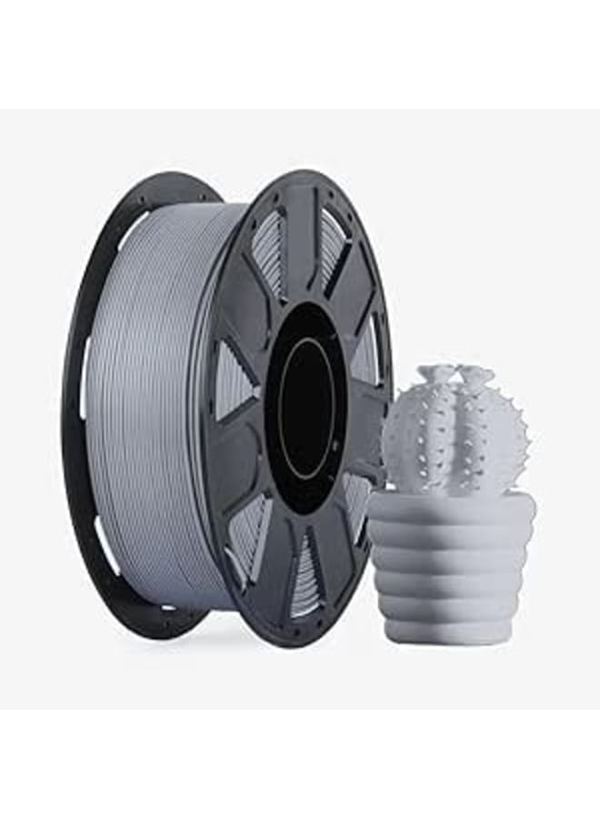 خيوط الطباعة ثلاثية الأبعاد من FUTURE ERA - اختر PLA أو PETG أو TPU | 1.75 مم | لفة 1 كجم (رمادي، PLA)