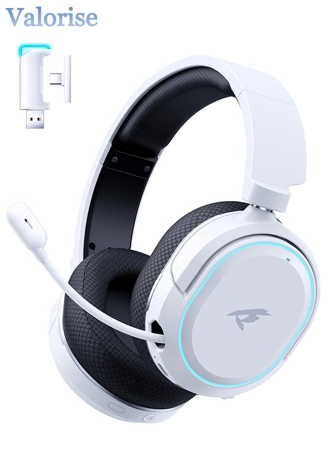 Valorise UG-08S Wireless Gaming Headset,Tri-mode 2.4GHz,Bluetooth,Wired Gaming Headphones with, 7.1 Surround Sound,ENC Noise Canceling Mic, RGB Light, for PC PS5 PS4 Mac Switch  - Image 1