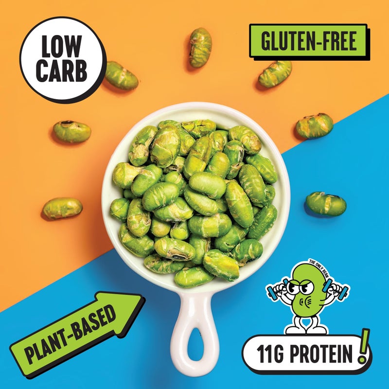 The Only Bean High Protein Snacks, Healthy Office Snacks, Healthy Snacks for Adults and Kids for Lunch, Vegan, Low Carb & Gluten Free - Edamame Beans Snack, Variety Pack - 0.9oz (Pack of 45) - Image 3