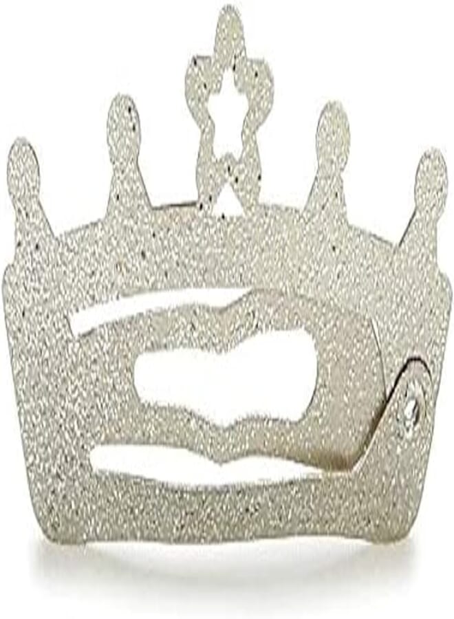 Hamleys Luvley Gold Glitter Crown Snap Clips