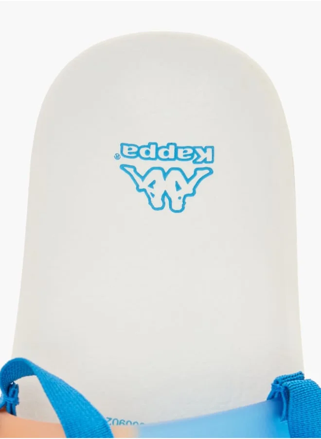 Kappa Boys Logo Detail Slides With Elastic Strap