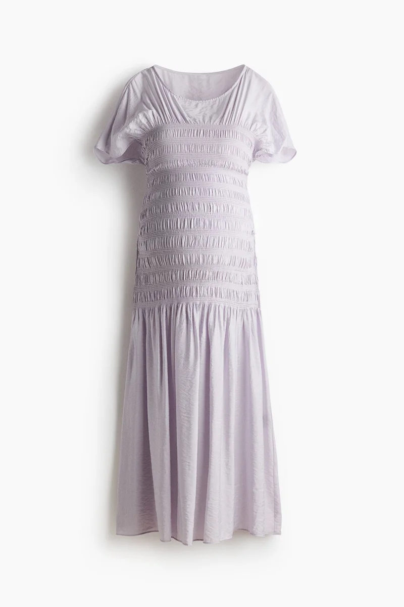 H&M MAMA Smocked-detail dress