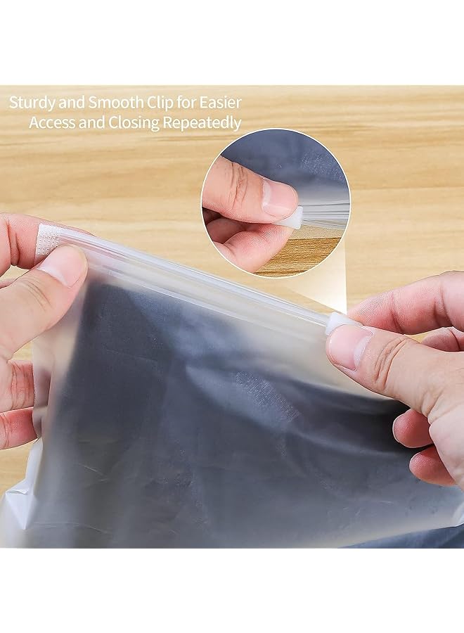 erorex Packing Bag Large Thickened Comforter Quilt Storage Bag Vest Plastic Storage Bags For Moving Collection Carrying Luggage Clothes Storage Bags White 2 25 * 30Cm - Image 5