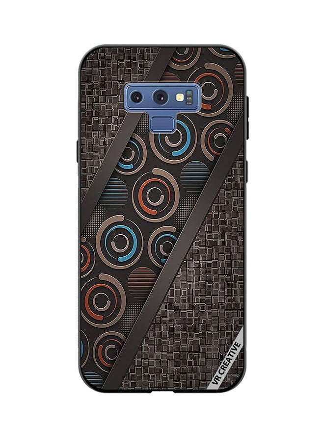 VR CREATIVE Protective Case Cover For Samsung Galaxy Note 9 Abstract Design Multicolour - Image 1