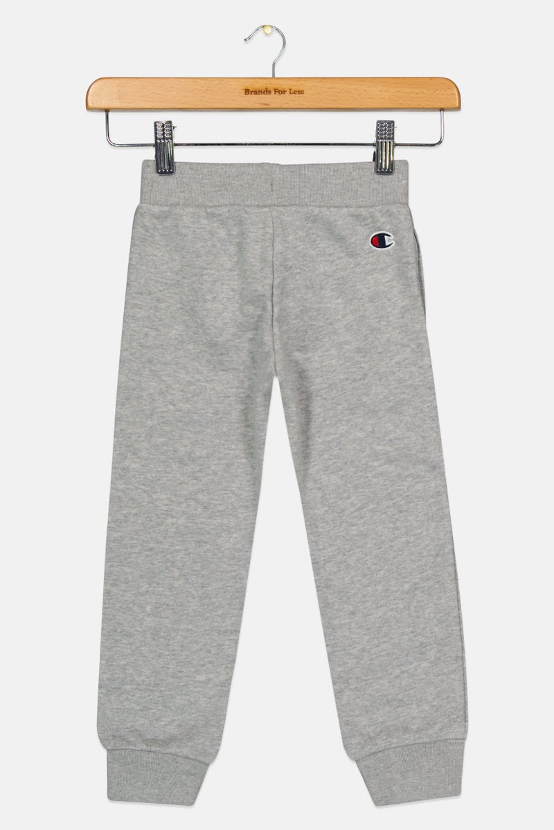 Champion Toddlers Boy Brand Logo Jogger Pants, Grey - Image 3
